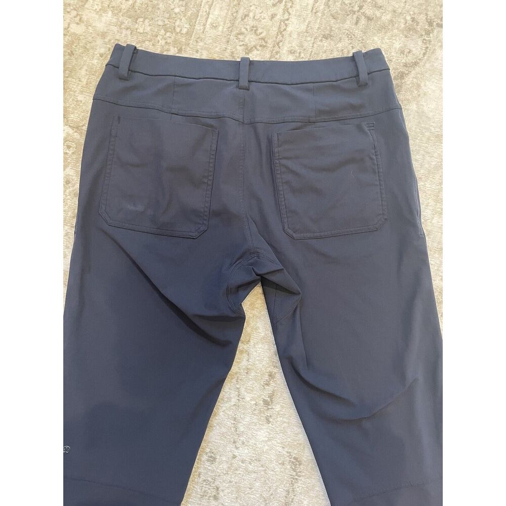 Mens Lululemon ABC Classic Fit Pant Navy Size 34. 28” Inseam - Picture 6 of 7